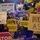 In this May 6, 2021 file photo, a group opposing new voter legislation gather outside the House Chamber at the Texas Capitol in Austin, Texas. Texas Republicans dug in Saturday, May 29, for a final weekend vote on some of the most restrictive new voting laws in the U.S., finalizing a sweeping bill that would eliminate drive-thru voting, reduce polling hours and scale back Sunday voting, when many Black churchgoers head to the polls.